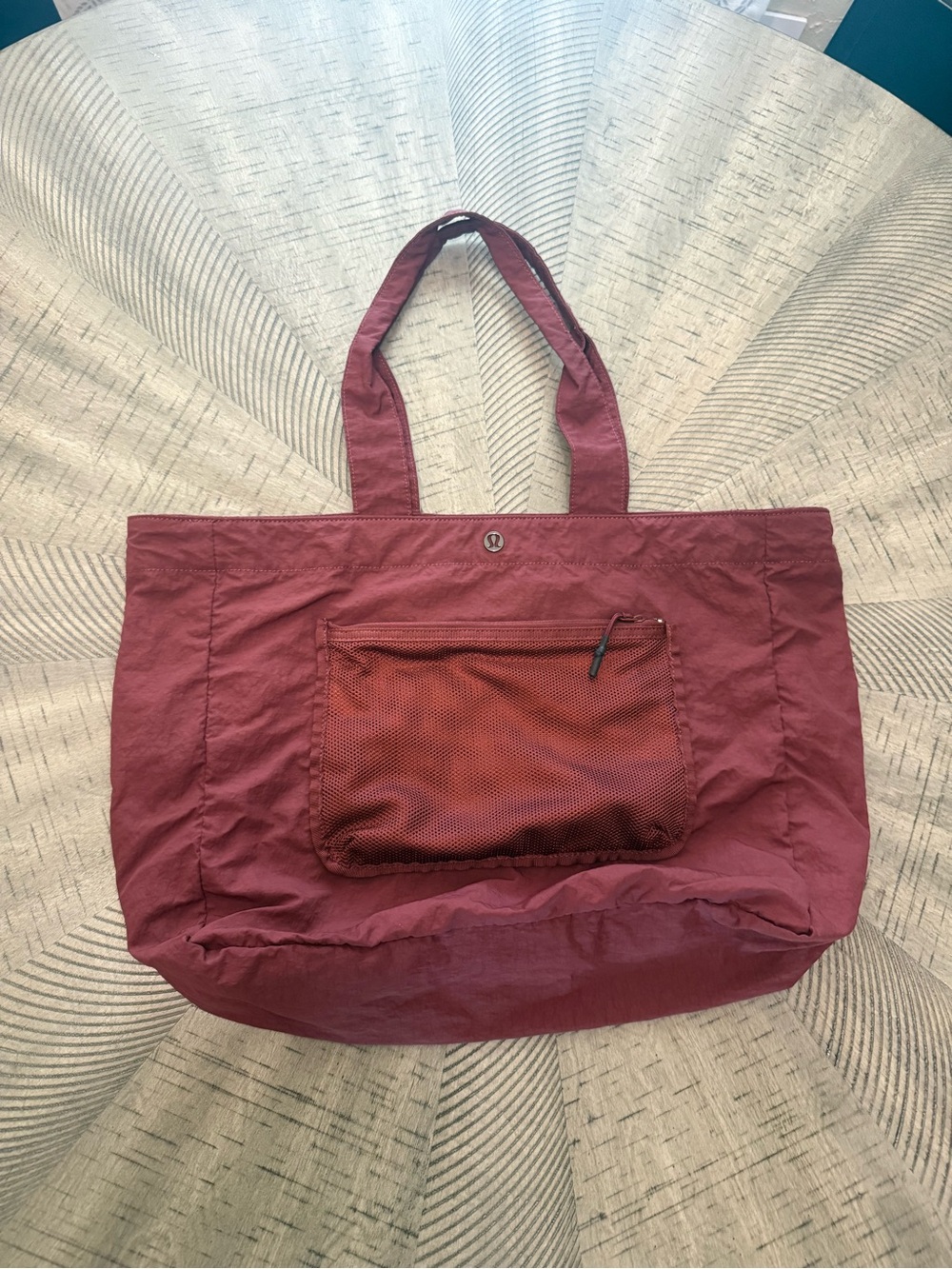 Lululemon Burgundy Tote Bag